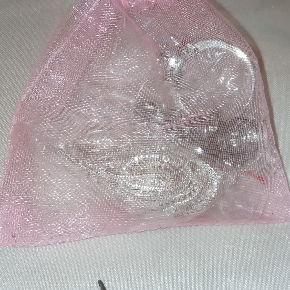 New 5Pc Sterling Silver Jewelry Set